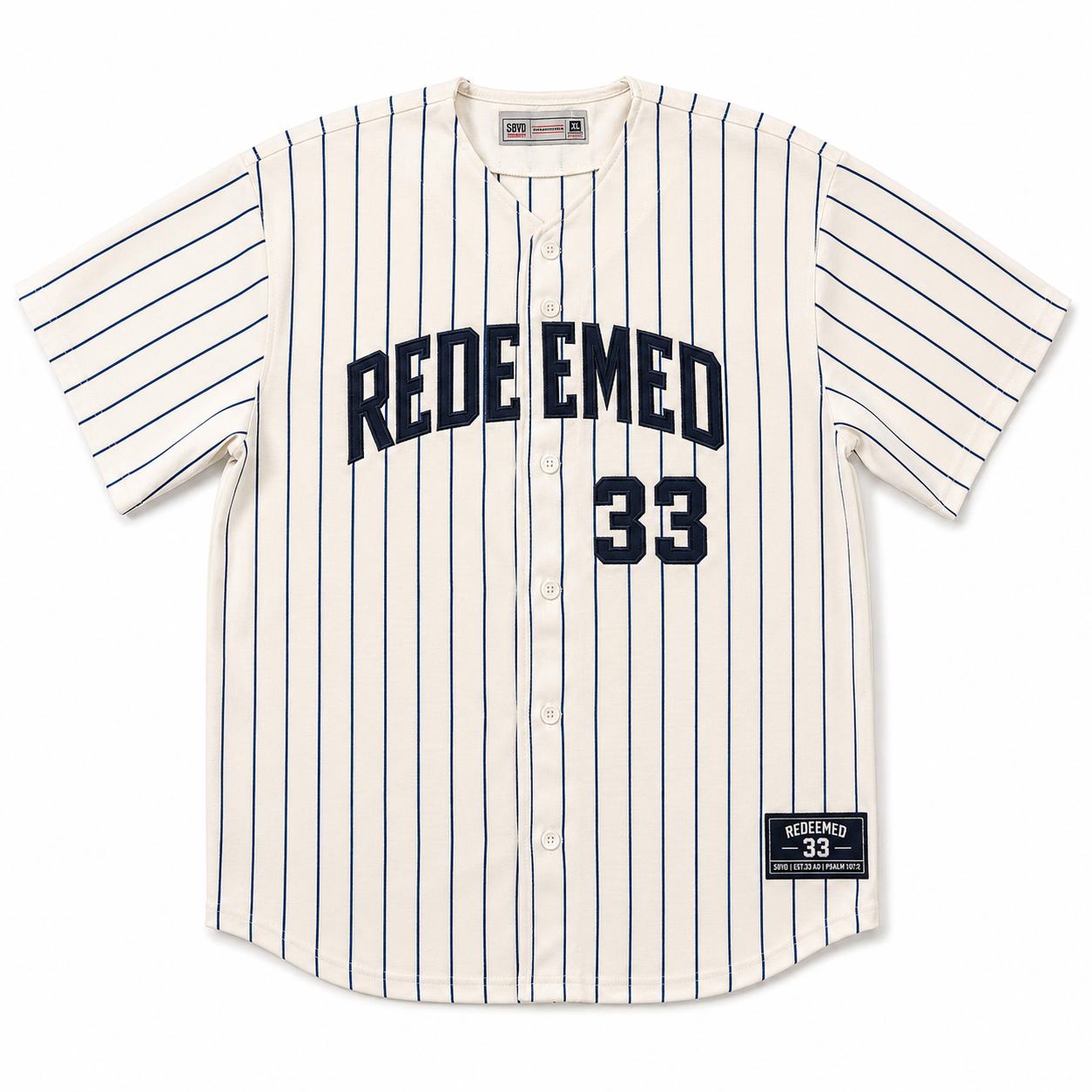 Limited Edition REDEEMED No. 33 Baseball Jersey