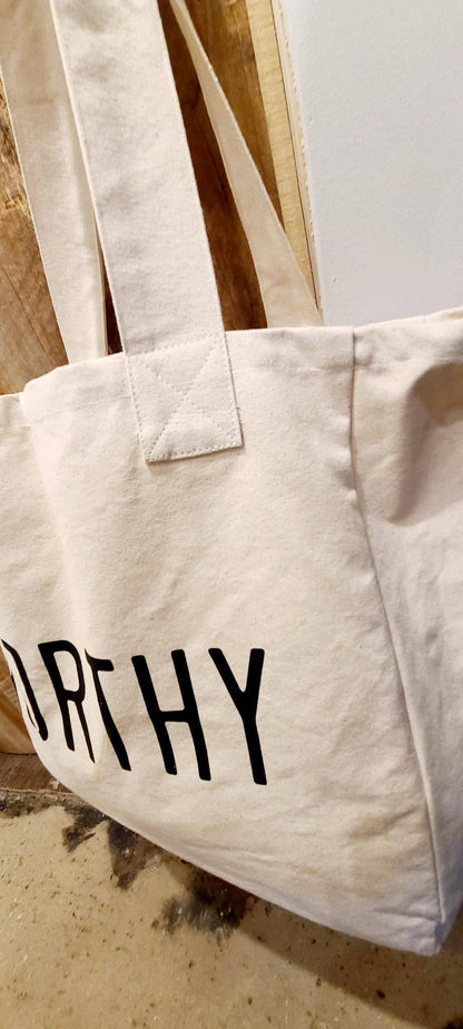 Large Tote Bags - Love God | Love Others