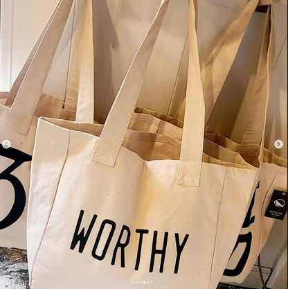 Large Tote Bags - Love God | Love Others