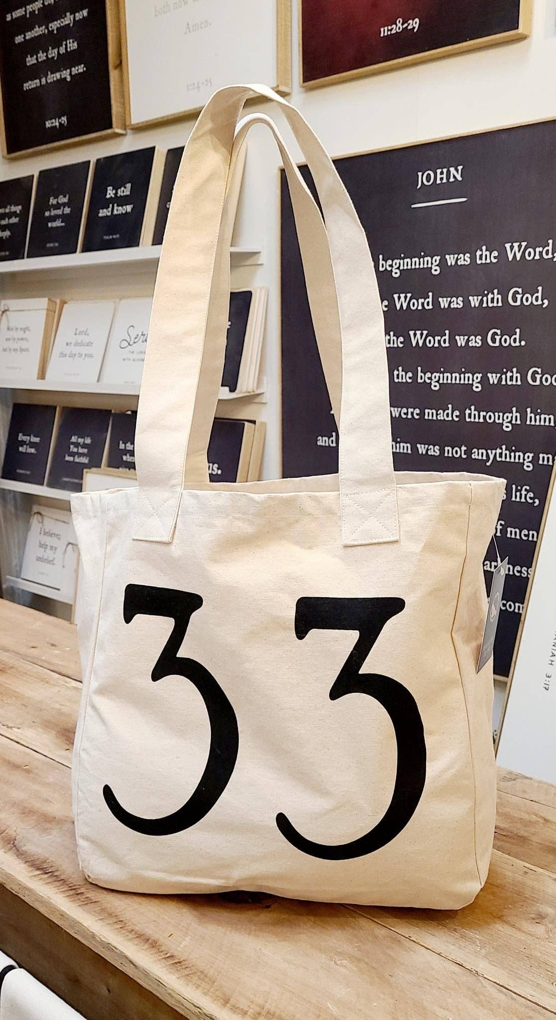 Large Tote Bags - Love God | Love Others