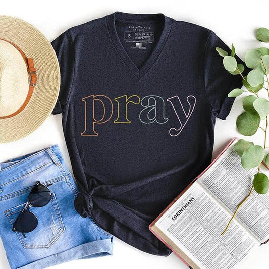 PRAY V-Neck
