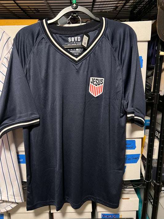 Jesus Soccer Jersey + Shorts + Hat Set