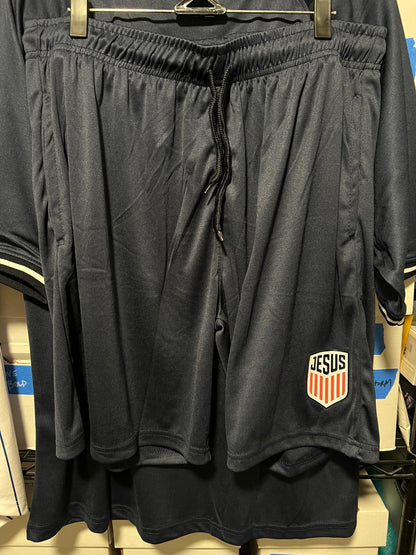 Jesus Soccer Jersey + Shorts Set