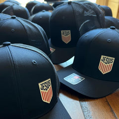 Jesus Crest Richardson 112 Trucker Hat