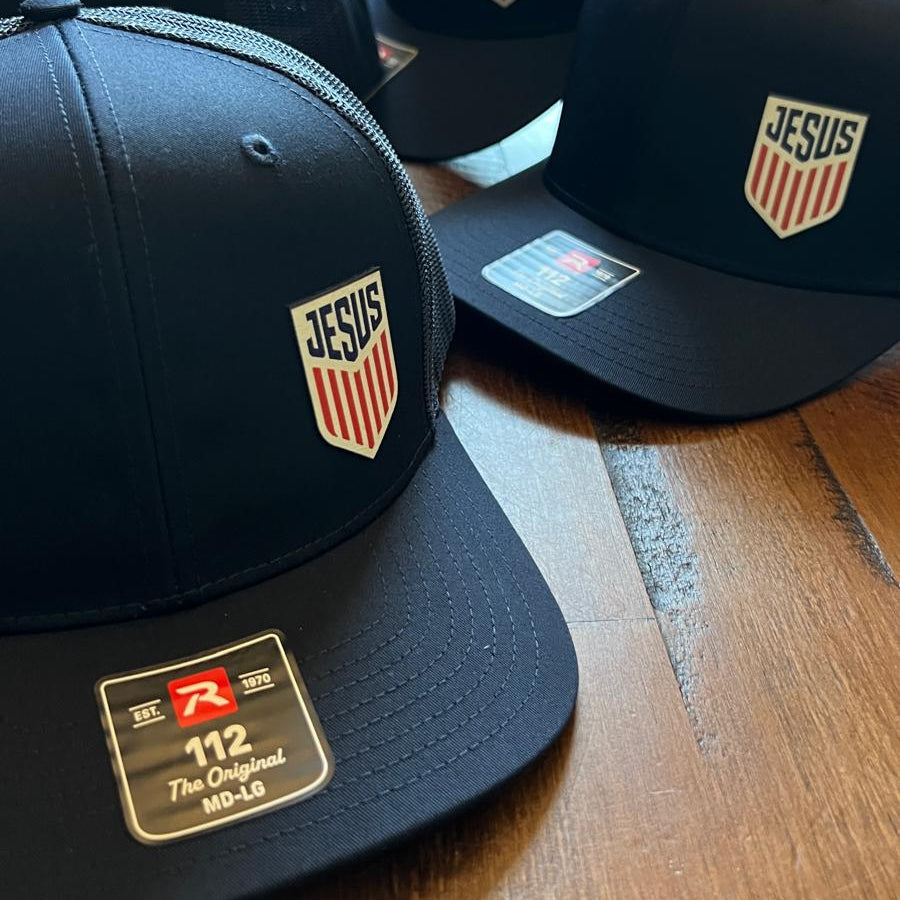 Jesus Crest Richardson 112 Trucker Hat